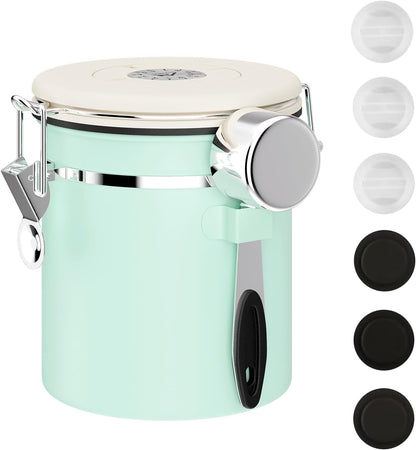 ShanSon Coffee Canister Airtight Coffee Container Stainless Steel Coffee Bean Storage Container