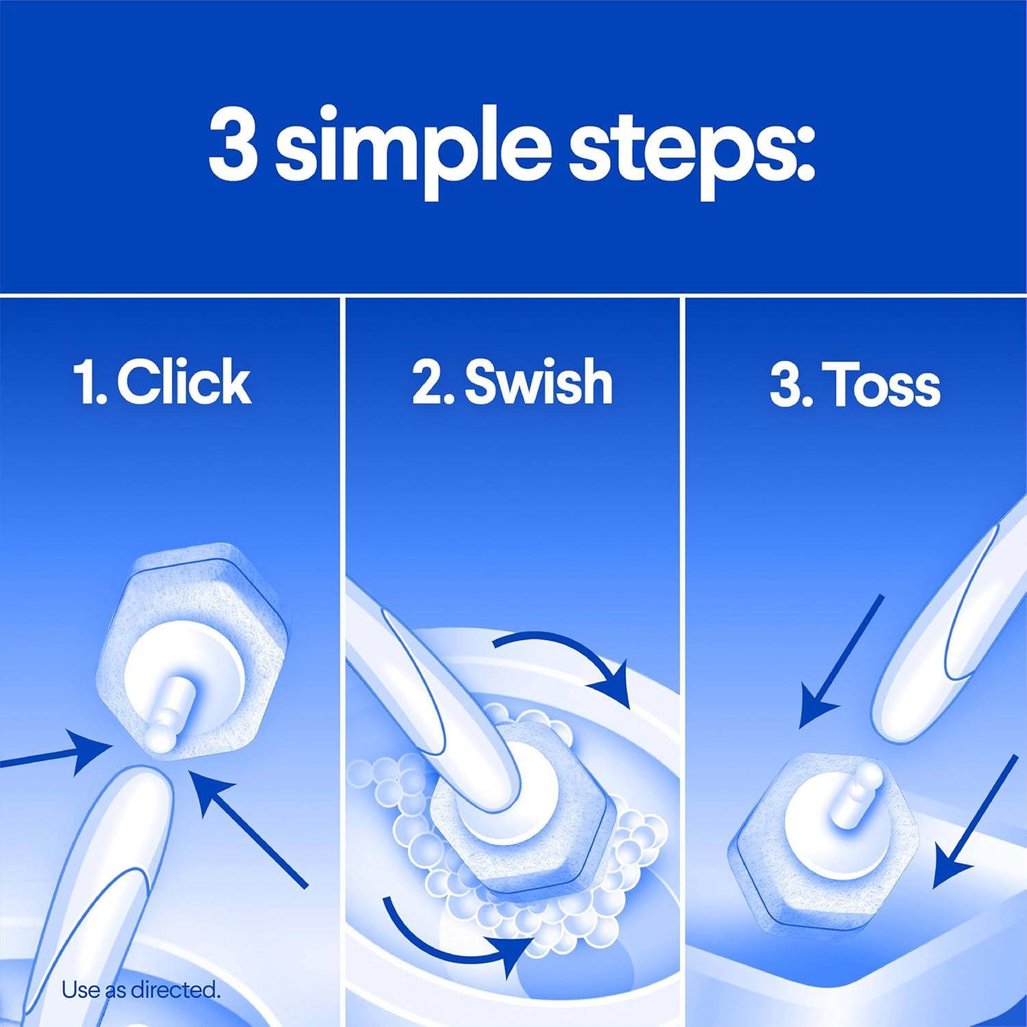All-in-One Disposable Toilet Wand Cleaning System with Refill Pads, No-Touch Toilet Brush Kit with