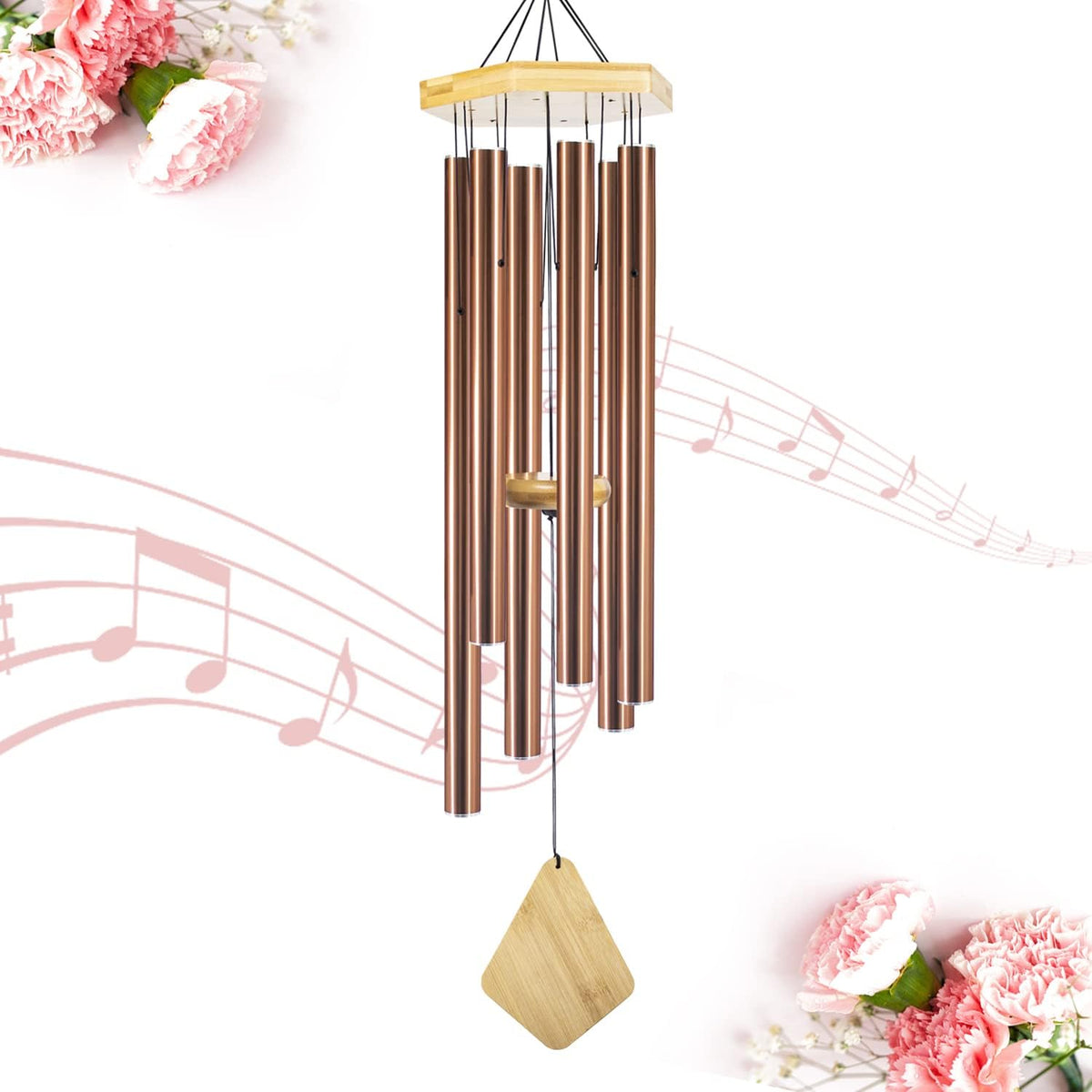 Wind Chimes Outdoor Large Deep Tone, 36 Inches WindChimes Outdoor Memorial Wind Chime for