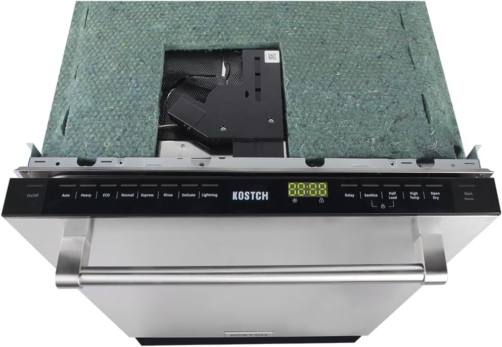 Large Capacity 24 inch Top Control Built-In Dishwasher with Third Rack ??ENERGY STAR Certified