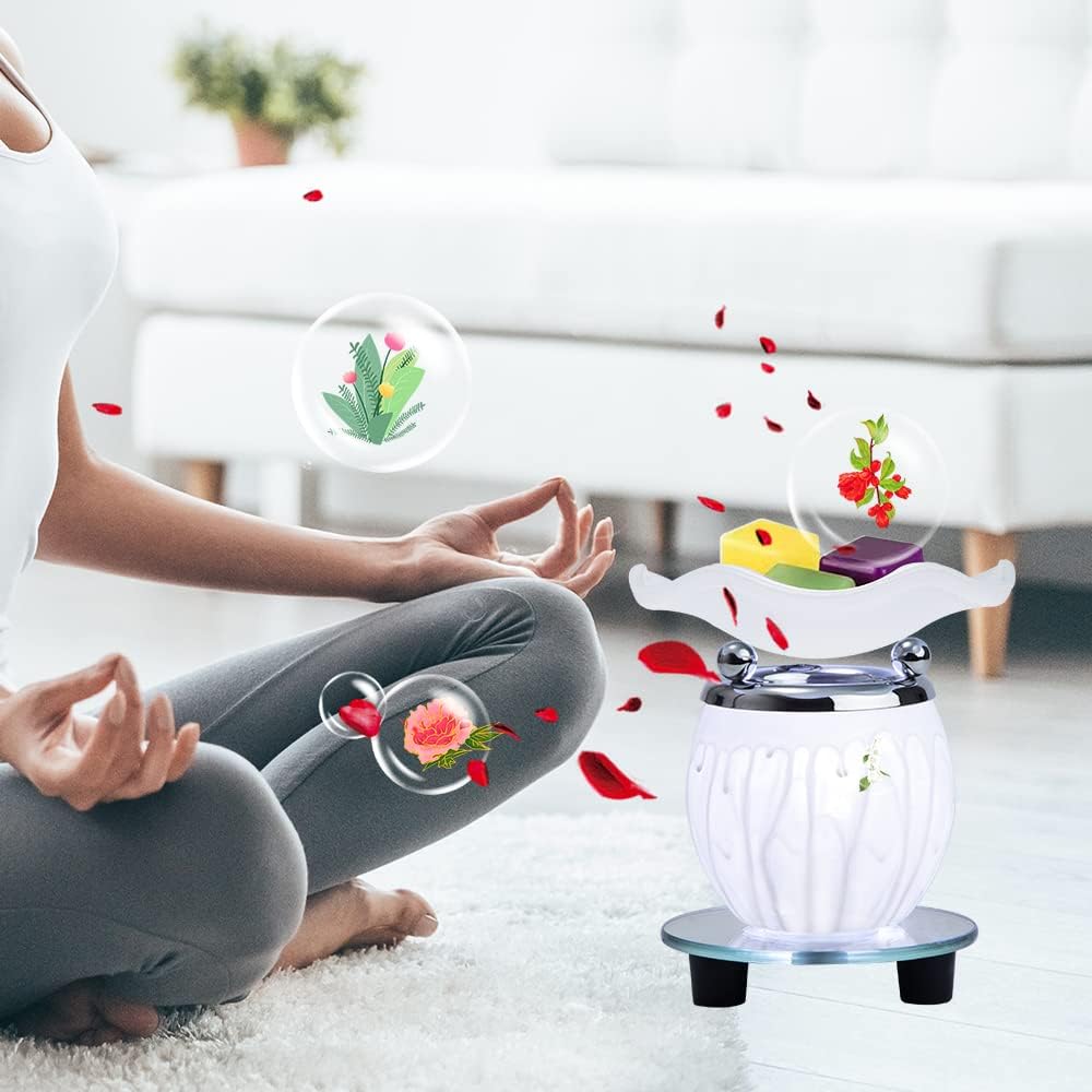 HUNANBANG Electric Oil Melt Warmer Electric Wax Melt Warmer Wax Melter Fragrance Oil Warmer