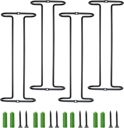 10 Inch Wine Glass Rack Under Cabinet Shelf Stemware Storage Hanging Hanger Organizer Glasses