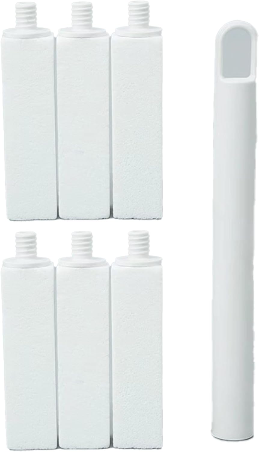 Pumice Stone Toilet Bowl Cleaner | Long Handle & Eco-friendly Screw-on Pumice Stones | Scouring