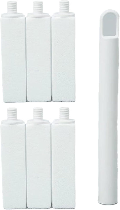 Pumice Stone Toilet Bowl Cleaner | Long Handle & Eco-friendly Screw-on Pumice Stones | Scouring