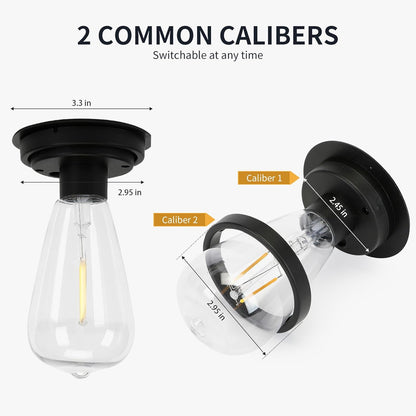 Replacement Solar Light Parts-Solar Lanterns Outdoor Waterproof Two Sizes for Versatile Switching 1