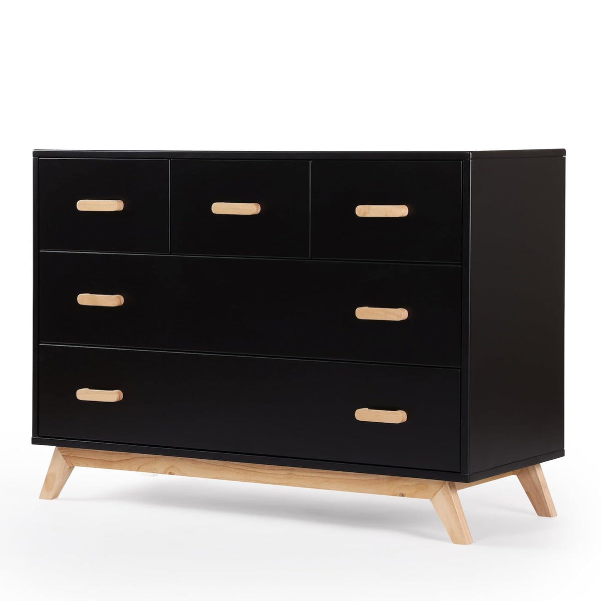 dadada Soho 5-Drawer Dresser for Nursery and Bedroom - Modern Design, Large Storage, Baby-Safe