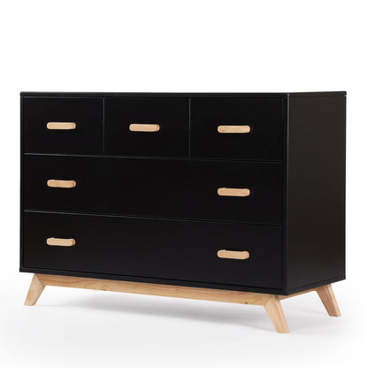dadada Soho 5-Drawer Dresser for Nursery and Bedroom - Modern Design, Large Storage, Baby-Safe