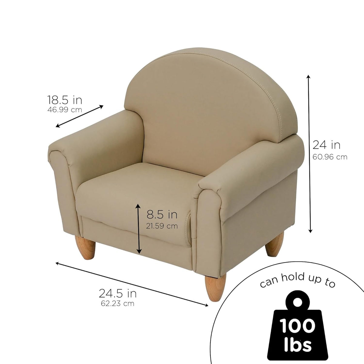 Children's Factory As We Grow Toddler Chair, Flexible Seating for Daycare or Preschool, Kids
