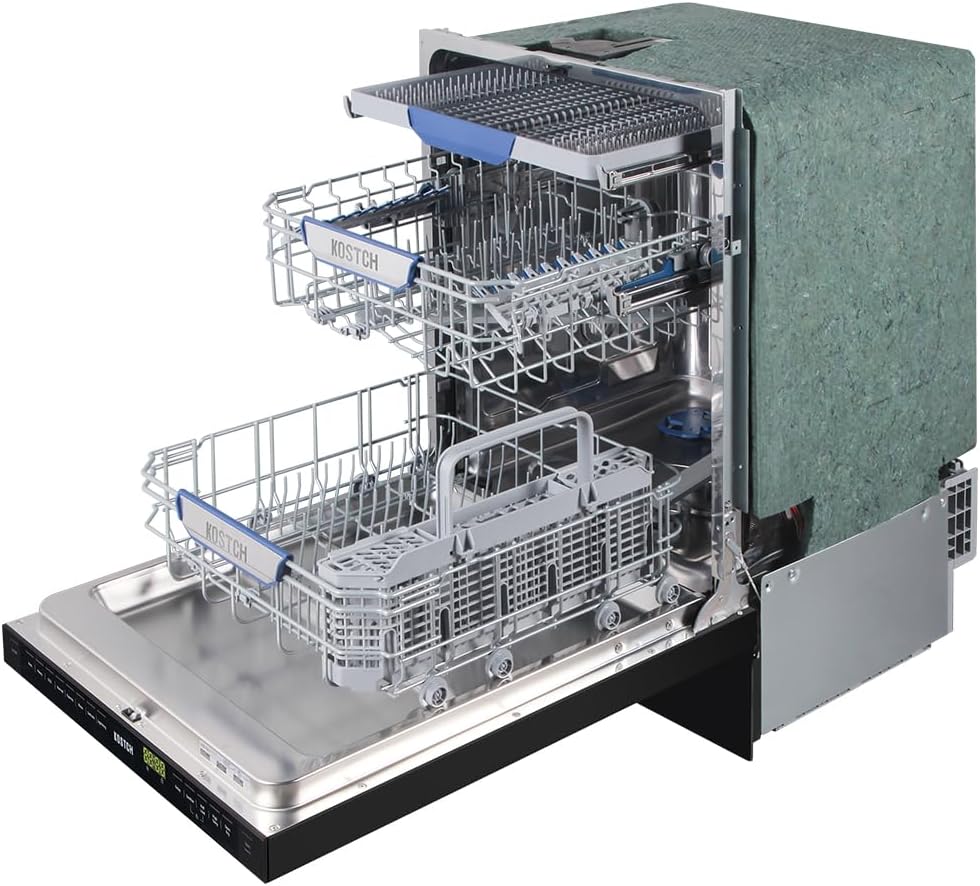 Large Capacity 24 inch Top Control Built-In Dishwasher with Third Rack ??ENERGY STAR Certified