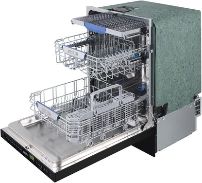 Large Capacity 24 inch Top Control Built-In Dishwasher with Third Rack ??ENERGY STAR Certified