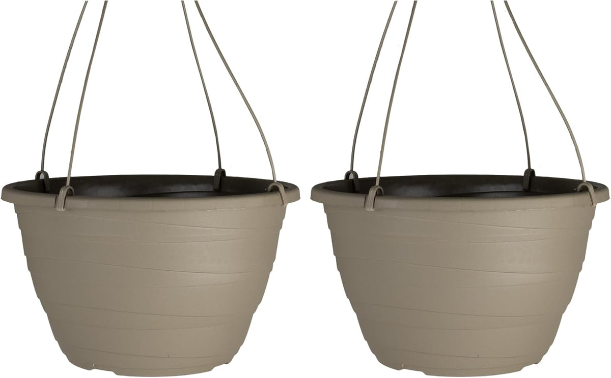 The HC Companies Wrapt Hanging Planters - Lightweight Plant Pot Hanger for Hanging Plants