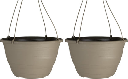The HC Companies Wrapt Hanging Planters - Lightweight Plant Pot Hanger for Hanging Plants