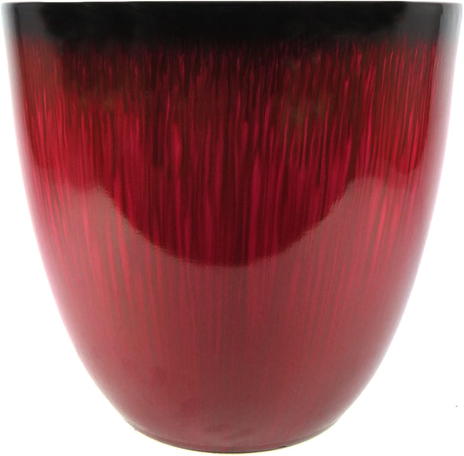 (EPR18-105 Large Egg Shaped Planter - Modern Indoor & Outdoor Decorative Flower Pot/Box (18 Inch