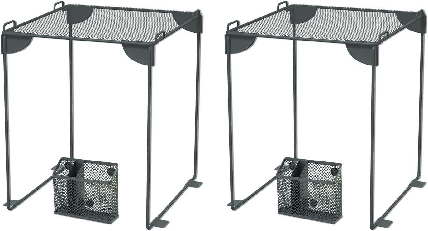 Neudeco Locker Accessories and Decor Kit, Including Mesh Shelf, Organizer, Magnetic Basket and Pen