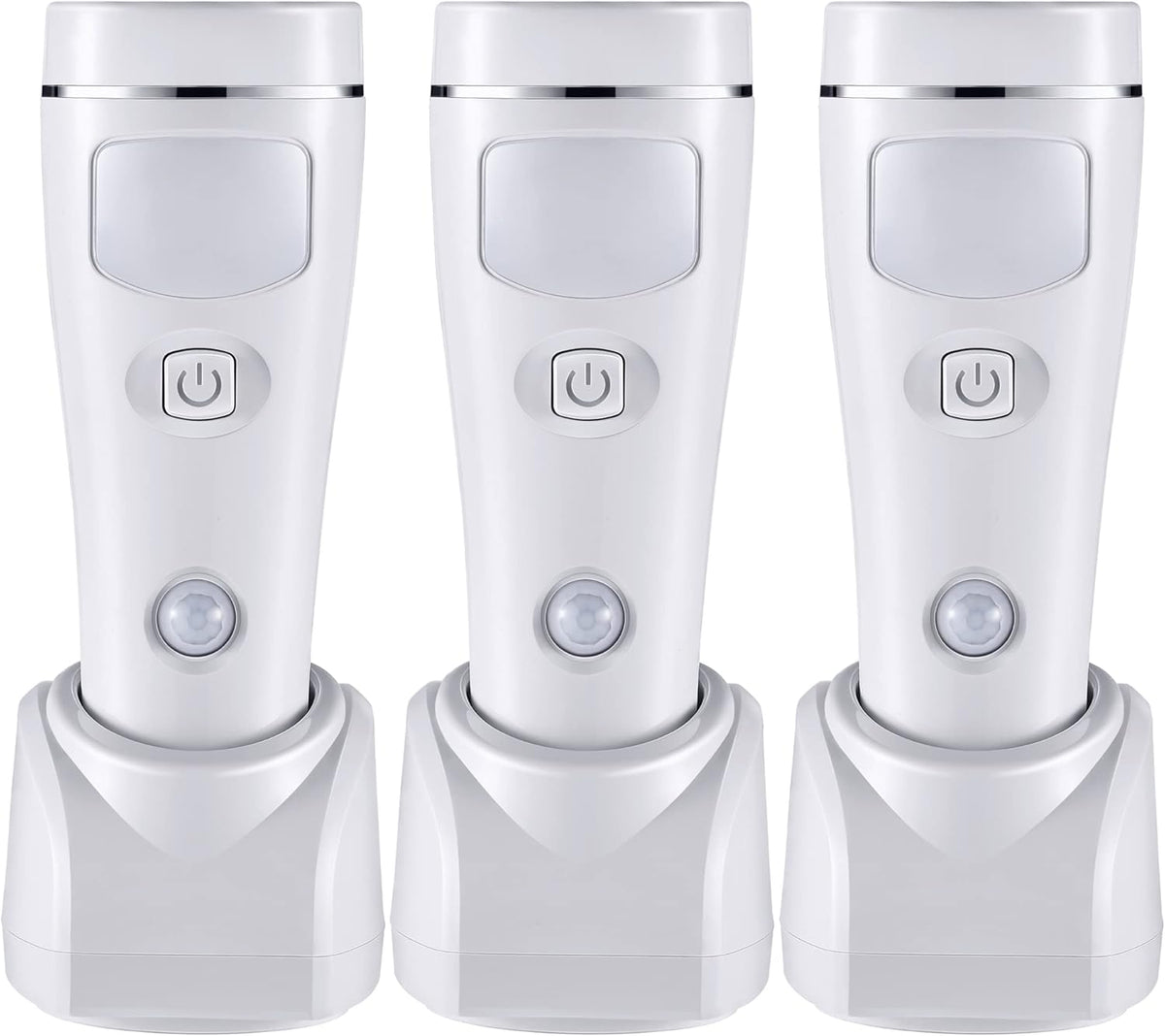 Enhon 4 in 1 LED Emergency Lights for Home Power Failure, 3 Pack Rechargeable Plug in Flashlight