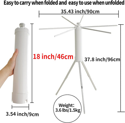 JOOM Clothes Drying Rack Portable Foldable - Drying Rack Clothing Space Saving,Collapsible Drying