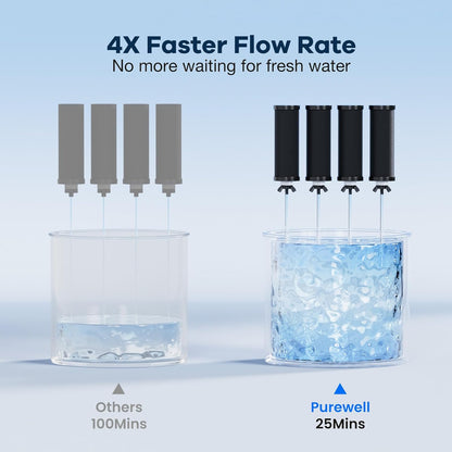 Purewell PF-3 Black 3-Stage Composite Purification Elements, Replacement Filters for ProOne® and