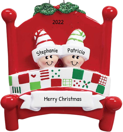 Personalized Family Christmas Ornament - Custom 'First Christmas' Family Ornament 2024 'Better