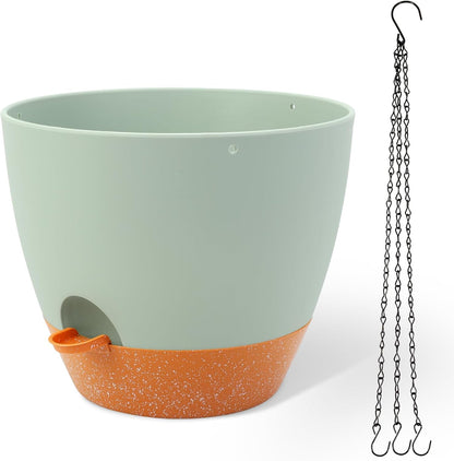 GARDIFE Large Hanging Planter, 12 inch Hanging planters for Indoor. Outdoor Plants, Self Watering
