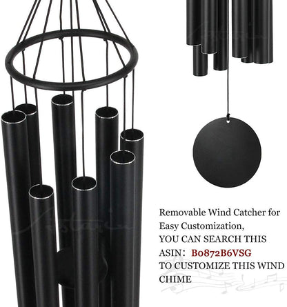 ASTARIN Large Wind Chimes for Outside(38 inch), Sympathy Wind Chimes Outdoor Clearance with 8