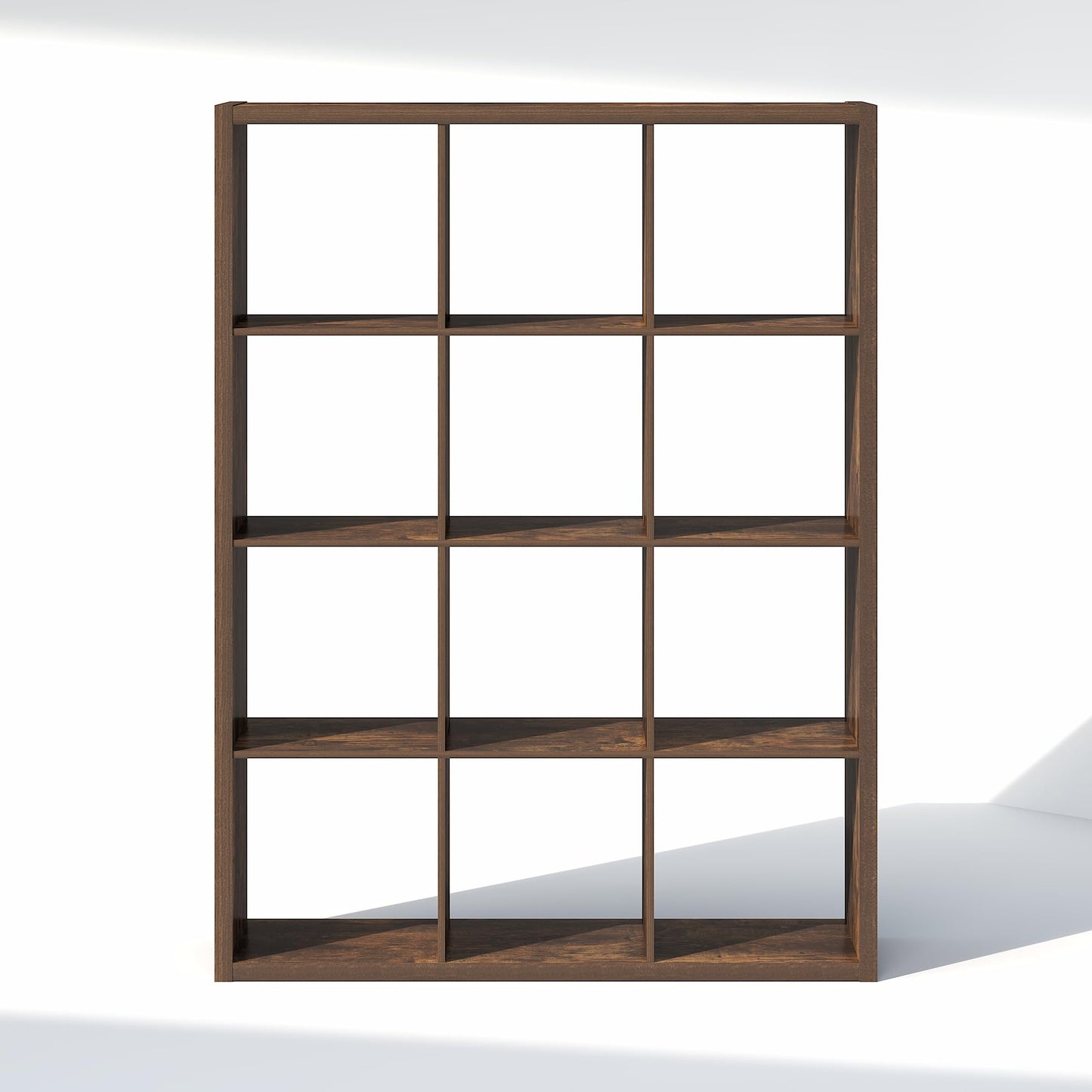 Furinno Cubic Extra Thick 12-Cube Closet Organizers and Storage, Amber Pine