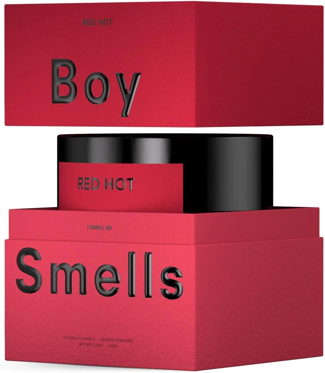 Boy Smells - Ash Scented Candles for Men and Women - 8.5 oz - Soy, Coconut Wax Candle Blend