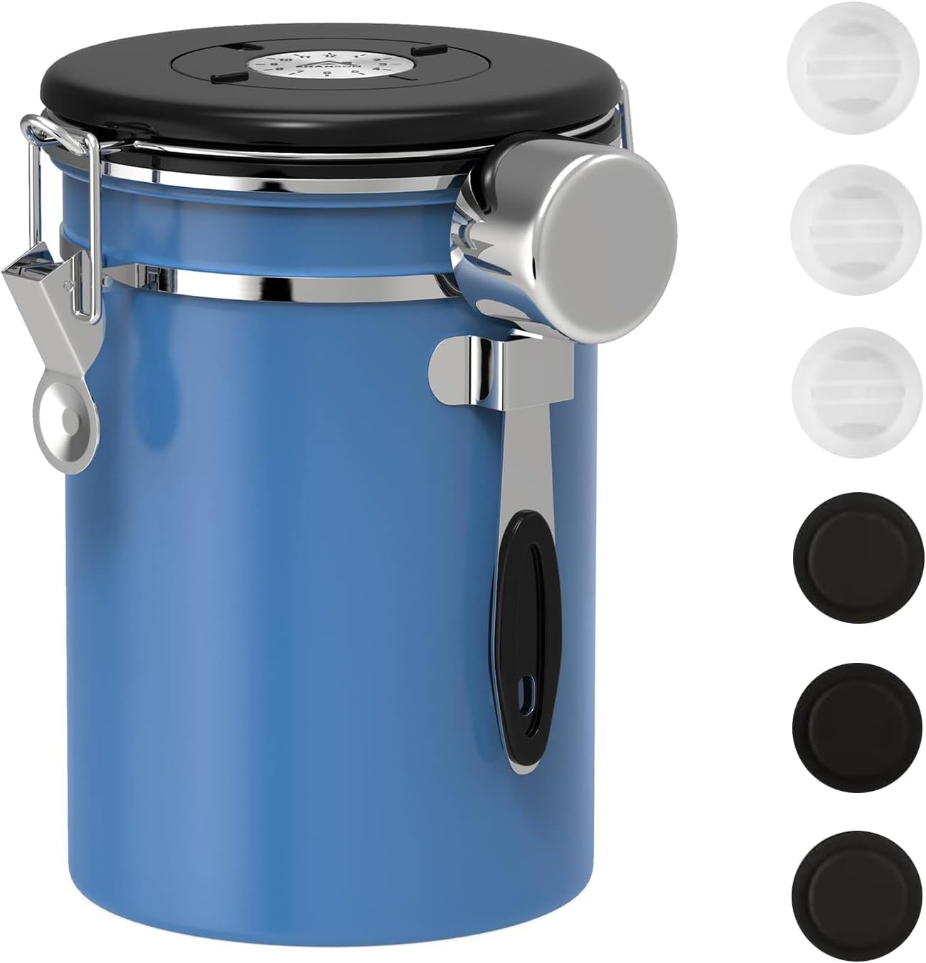 ShanSon Coffee Canister Airtight Coffee Container Stainless Steel Coffee Bean Storage Container