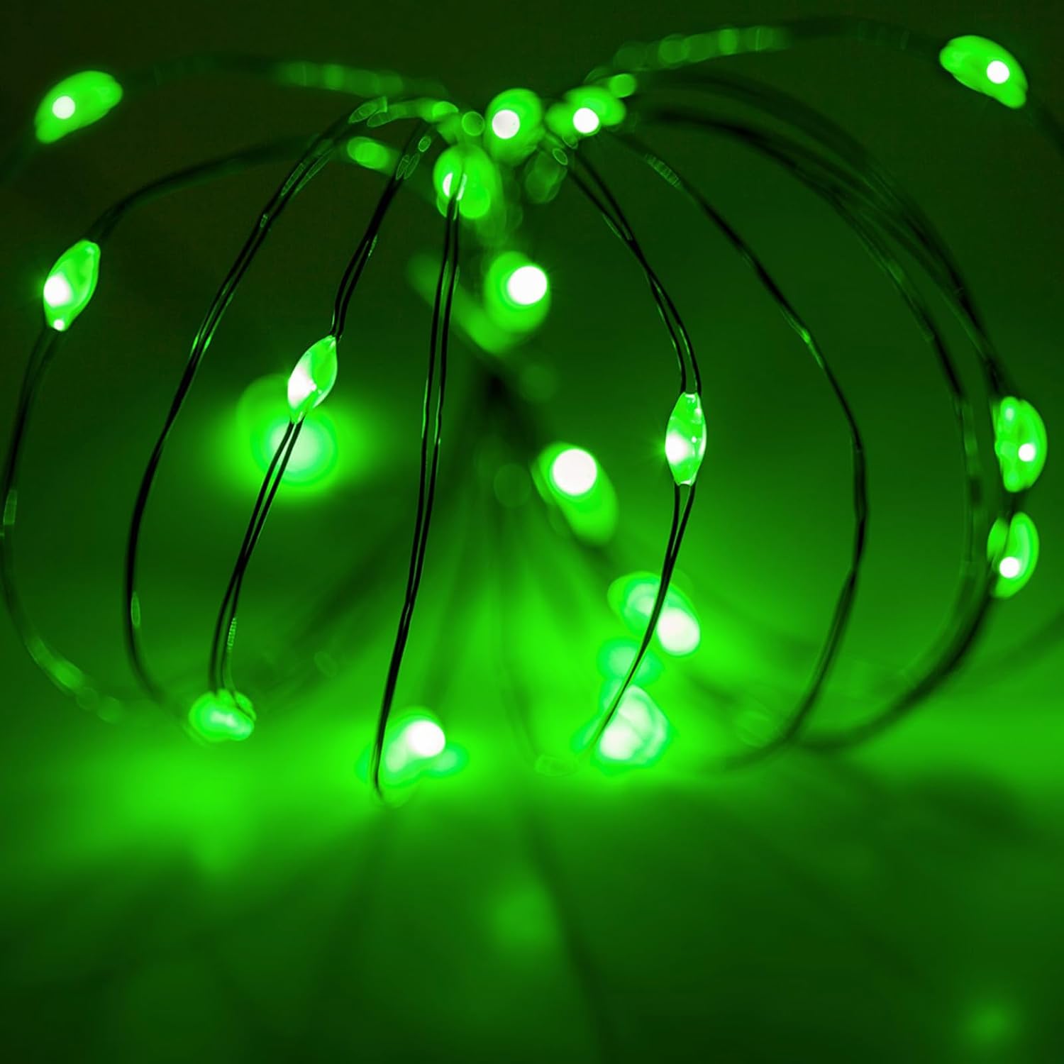 4 Pack 50 LED Fairy Lights Battery Operated with Timer, 16FT Waterproof Halloween Battery Lights