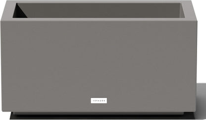 Veradek Block Series Long Box Planter - Large Rectangular Planter for Indoor or Outdoor Patio/Porch
