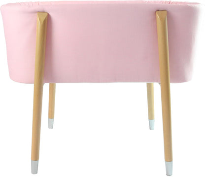 Sova Portable Baby Bassinet, Mid-Century Design with Extra Deep Walls for Newborns and Babies