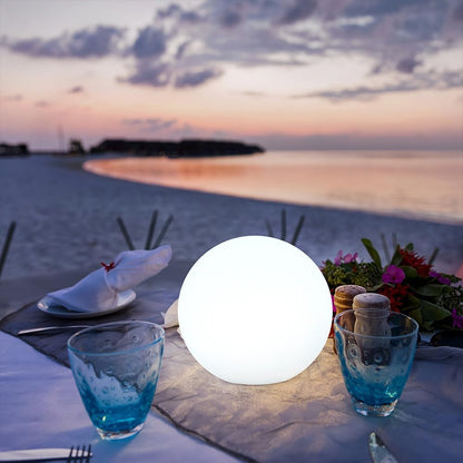 LED Globe Orb Light, 6-in LED Light Ball for Kid, 16 Dimmable Colors & 4 Modes Light Up Ball Mood