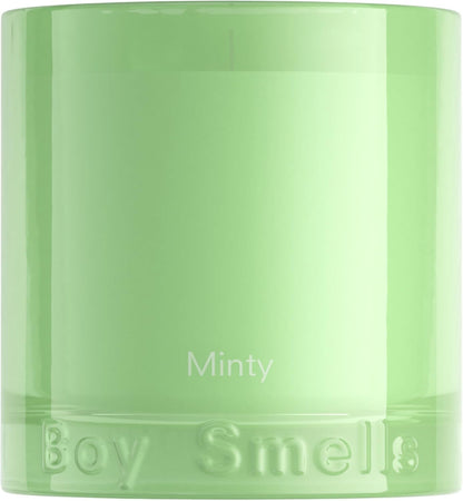 Boy Smells Mint Candle - 8.5 oz Fancy Candle with Ginger, Wild Mint, and Cedarwood- Up to 50-Hour