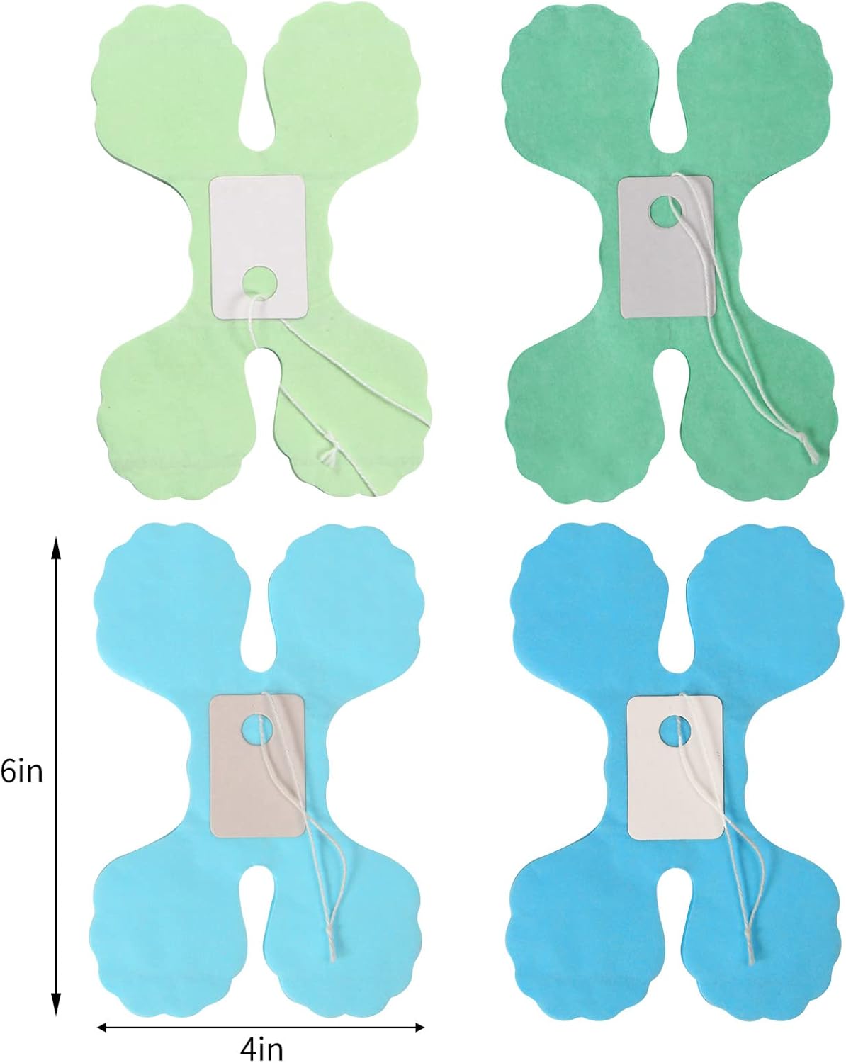 Blue-Green Party-Decorations Streamers Garland - 157Ft Four-Leaf Clover Hanging Banner, Jungle