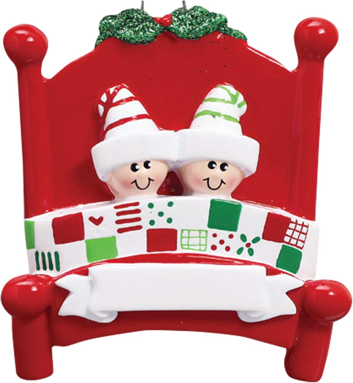Personalized Family Christmas Ornament - Custom 'First Christmas' Family Ornament 2024 'Better