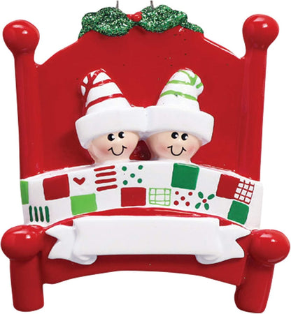 Personalized Family Christmas Ornament - Custom 'First Christmas' Family Ornament 2024 'Better