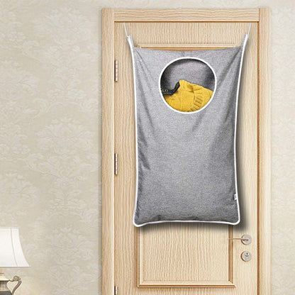 KEEPJOY Saves Space Door-Hanging Laundry Bag,Door Hanging Laundry Hamper with 2 Different Types of