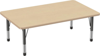 Factory Direct Partners FDP Rectangle Activity School and Classroom Kids Table (36 x 60 inch)
