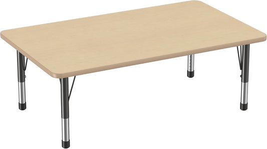 Factory Direct Partners FDP Rectangle Activity School and Classroom Kids Table (36 x 60 inch)