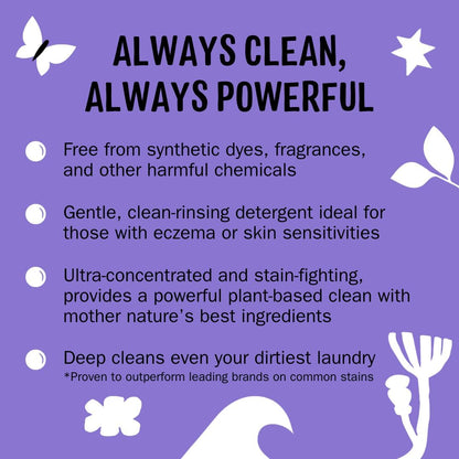 Molly's Suds Original Laundry Detergent Powder | Clean Laundry Detergent Powder for Sensitive Skin