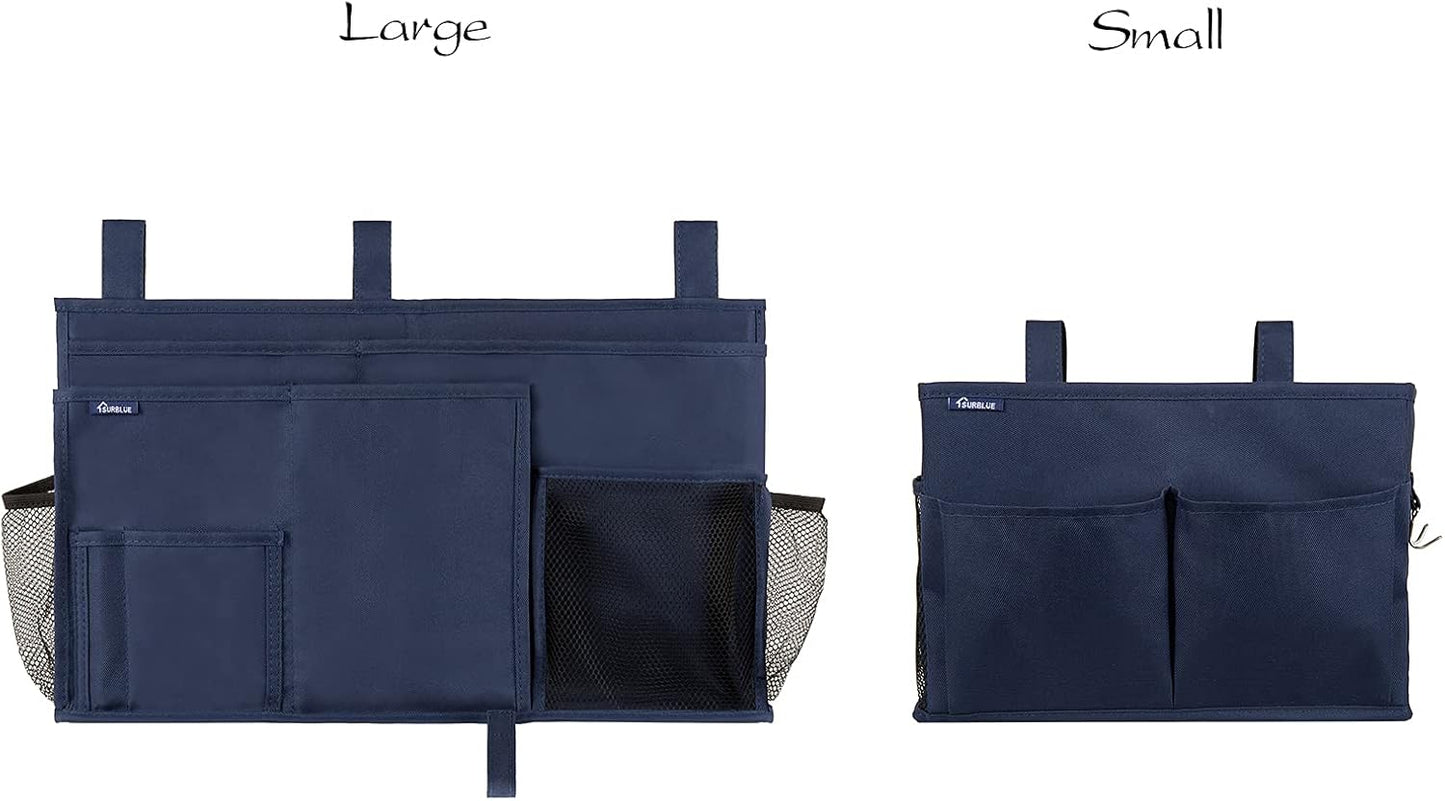 Surblue Bedside Caddy Hanging Organizer Storage Bag Pocket for Bunk, Hospital, College Dorm Rooms