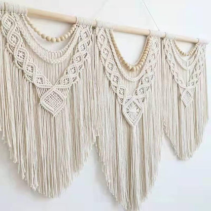 guzhiou large macrame wall hanging - Boho Tapestry Macrame Wall Decor Art- Chic Bohemian Handmade