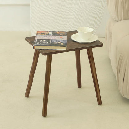 AWASEN Side Table, Small Wood End Table Living Room, Mini Bed Side Table Modern Accent Nightstand