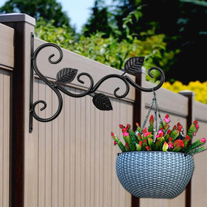 TIHOOD 4PCS Plants Hangers Outdoor Indoor Decor, Wall Hooks for Hanging Plant Bracket, Plant Hooks