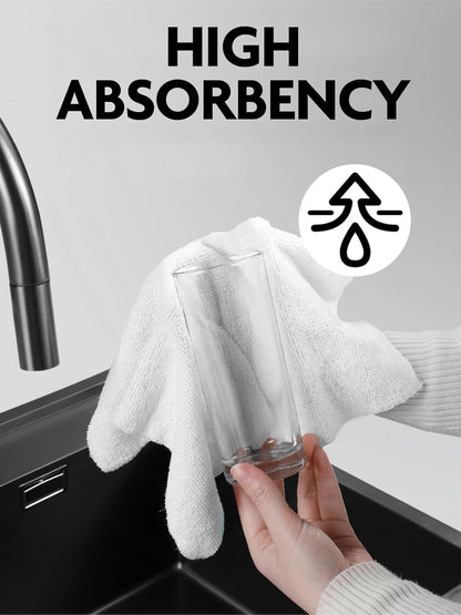 Fantasticlean Microfiber Cleaning Cloth Roll -75 Pack, Tear Away Microfiber Towels, 12" x 12"
