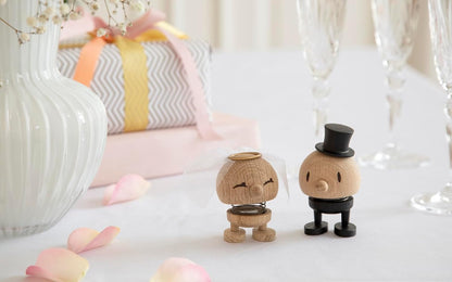 Hoptimist Bride Raw Oak, Wood, Home Decor Ornament - Scandinavian Design, Wood W/Metal Spring