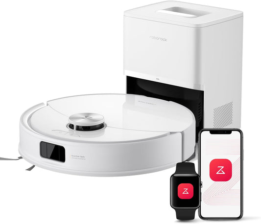 roborock Q10 S5+ Robot Vacuum and Mop with Self-Emptying, 10,000Pa Suction, Upgraded from Q8 max+