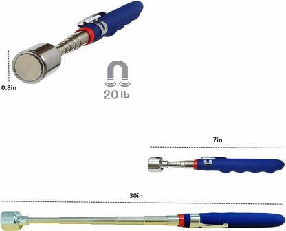 20lb Telescoping Magnetic Pick Up Tool Extendable 31" Telescopic Magnet Stick Useful for