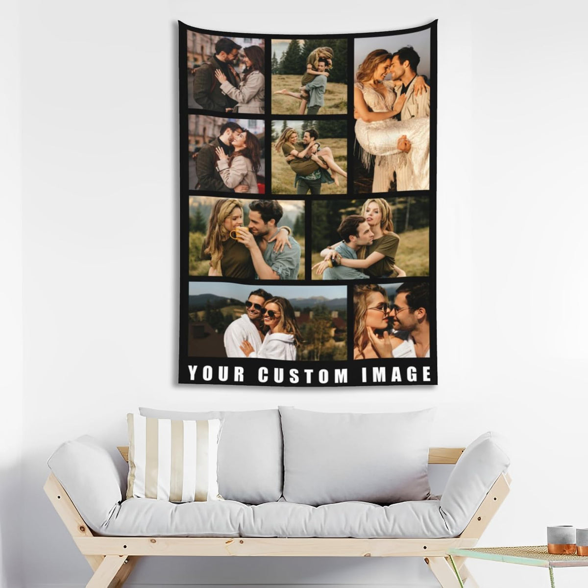 Custom Tapestry For Wall Bedroom Custom Backdrop Personalized Image Text Photo Customized Funny