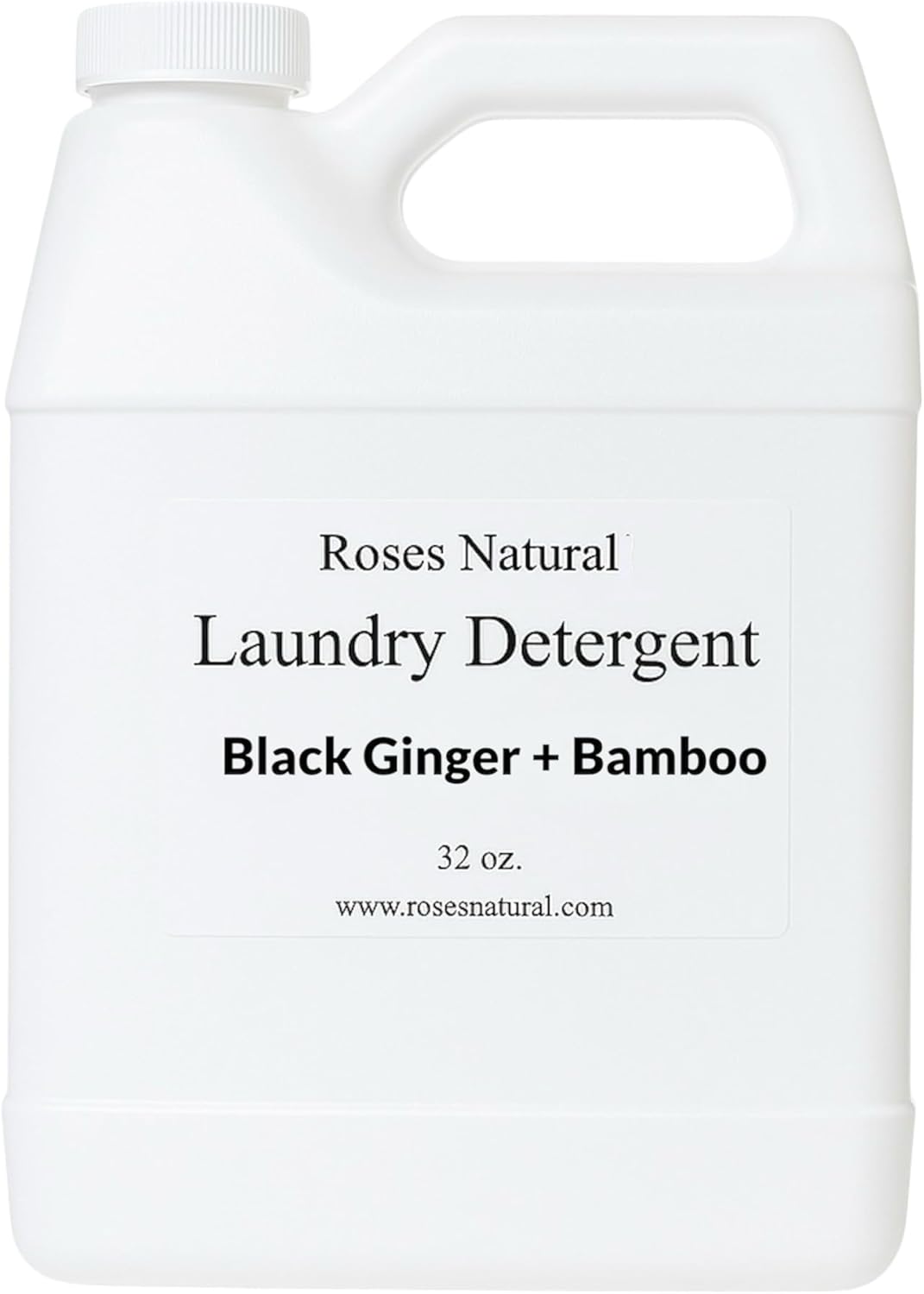 Plant-Based Liquid Laundry Detergent, 32 Fl Oz, Multiple Scents, HE Compatible (Black Ginger +