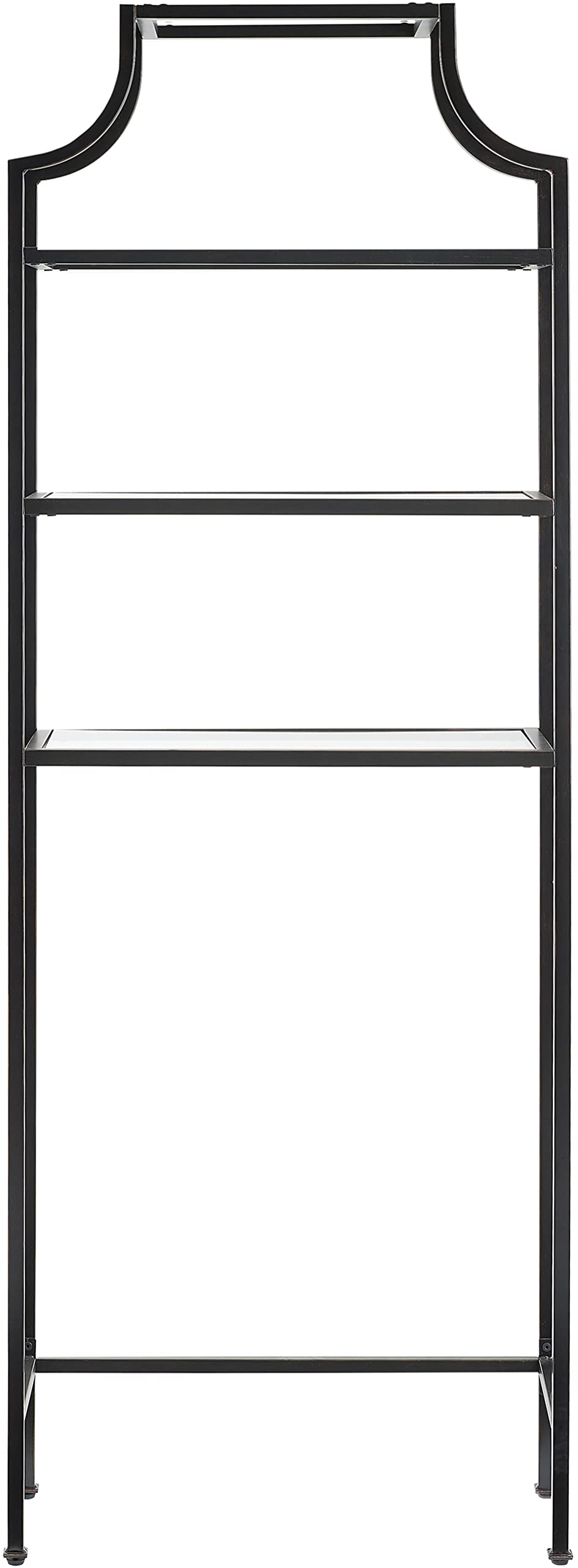 Crosley Furniture Aimee Over The Toilet Storage and Bathroom Organizer with Shelves, Oil Rubbed